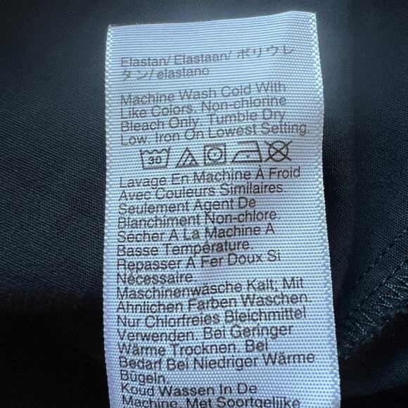 J Crew Strapless Mixy Dress Medium Natural Black Pockets Flaw - Picture 10 of 10